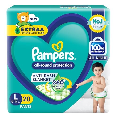 Pampers All Round Protection Diaper Pants - Large (L) (9-14 kg)