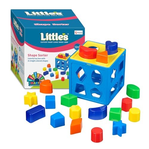 Toyshine Shape Sorter Cube with 6 Shapes