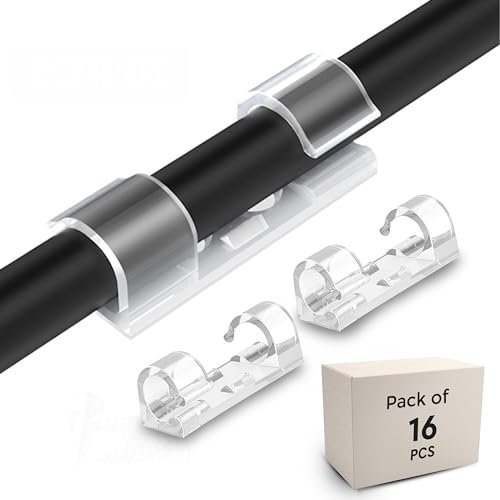 Cord Organiser Multi-Pack with Adhesive Cable Clips