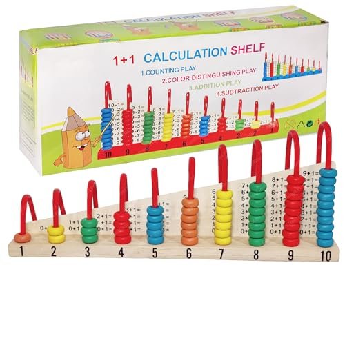 Gikso Maths Learning Kit with Counting Blocks and Abacus