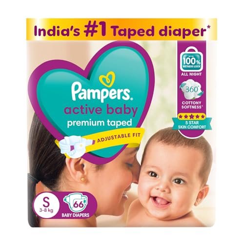 Pampers Swaddlers Size 1 Diapers Pack of 66