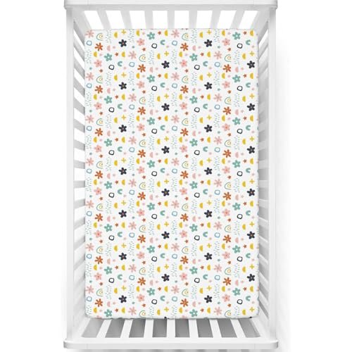Babyoye Fitted Crib Sheets (Pack of 3)