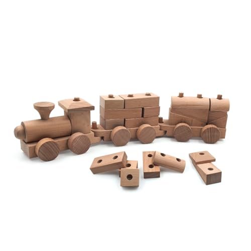 Little Genius Wooden Stacking Blocks