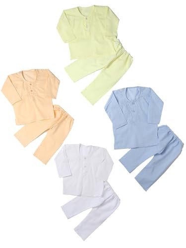 FirstCry Organic Cotton Baby Kurta Pyjama Set - Pack of 2
