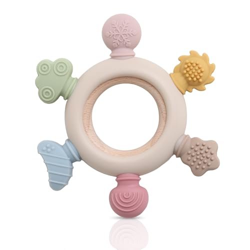 Mothercare Silicone Teething Ring (Textured)