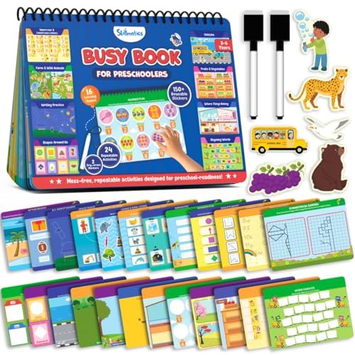 Skillmatics Reusable Activity Mats for Toddlers