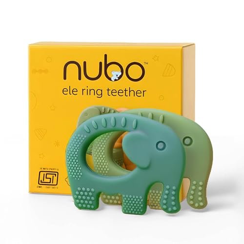 Nuby Multi-Texture Silicone Teether Set (4-pack)