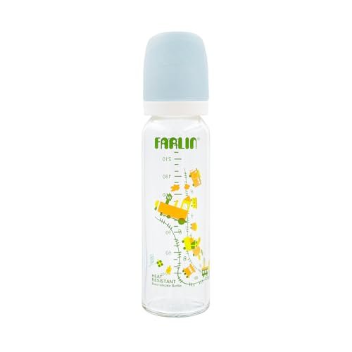 Farlin Wide Neck Silicone Baby Bottle 240ml (Pack of 3)
