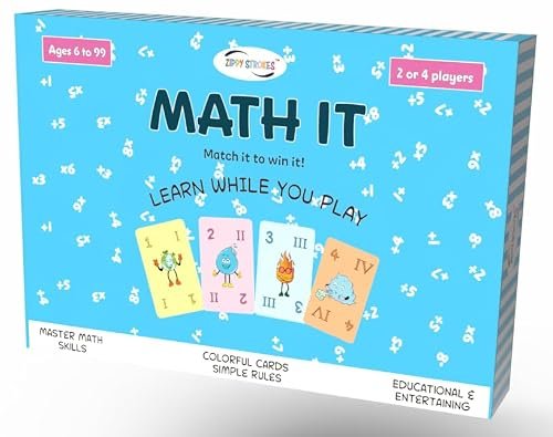 Skillmatics Math Bingo and Dice Games (Age 6+)