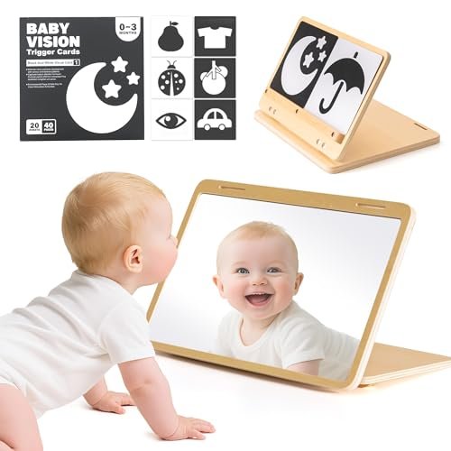 Babymoov Baby-Safe Mirror with Safety Frame (18cm x 18cm)
