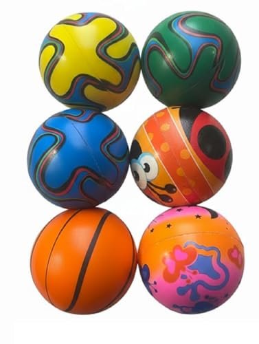 WEMBLEY Soft Foam Throw and Catch Play Balls (Pack of 4)