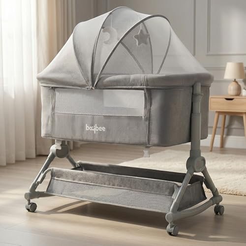 LuvLap C-70 Bedside Crib with Clamp Attachment
