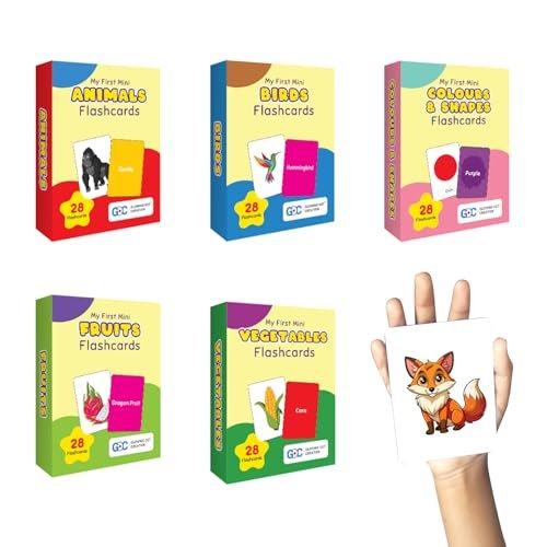 Toysery Flashcards Animals and Birds Picture Cards Set