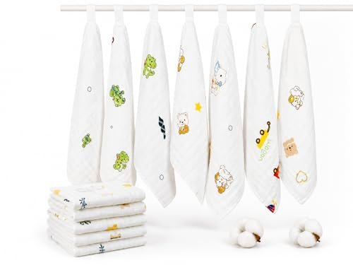 FirstCry Essentials 6 Layer Muslin Cloth Combo for Newborn Baby