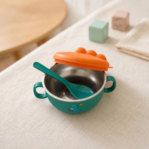 Pigeon Stainless Steel Feeding Bowl with Lid