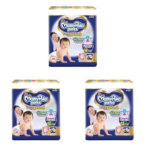 MamyPoko Extra Absorb Diaper Pants Medium Size 3