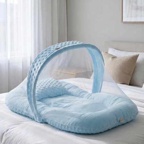 LuvLap Bubble Safe Crib with Mosquito Net