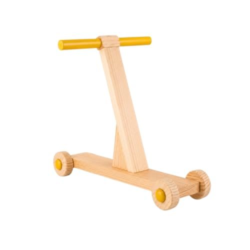 Toyshine Wooden Push Walker with Storage