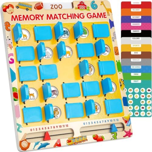 Gopal Toys Match It Out - Memory Card Game for 18+ Months