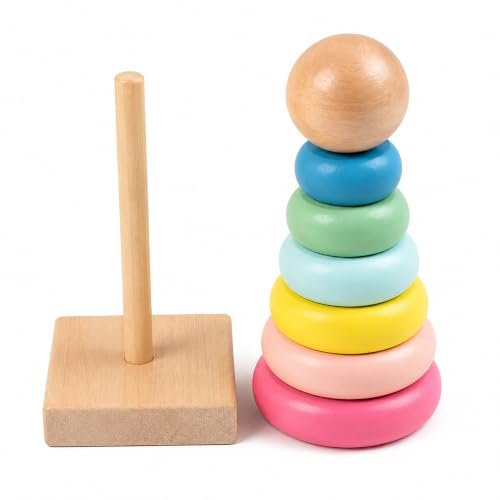 Skola Wooden Stacking Rings Toy