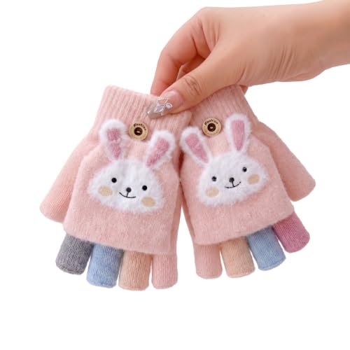 CutePotatoIndia Fold-Over Cotton Baby Mittens