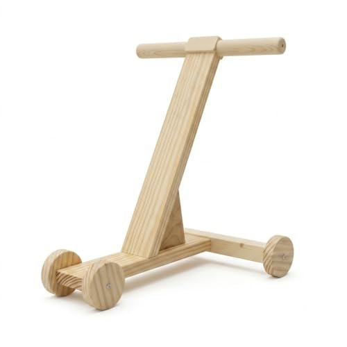 Toyshine Wooden Push-Along Walker