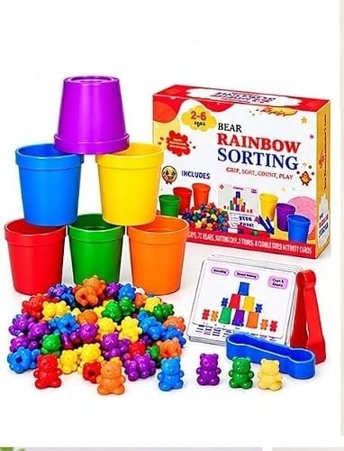 Gooyo Sorting and Counting Bears Set (30 pieces)