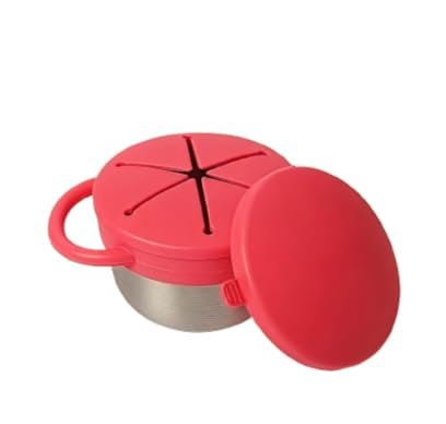 Toddler Open Drinking Cup - 150ml Stainless Steel (Spill-Proof Rim)