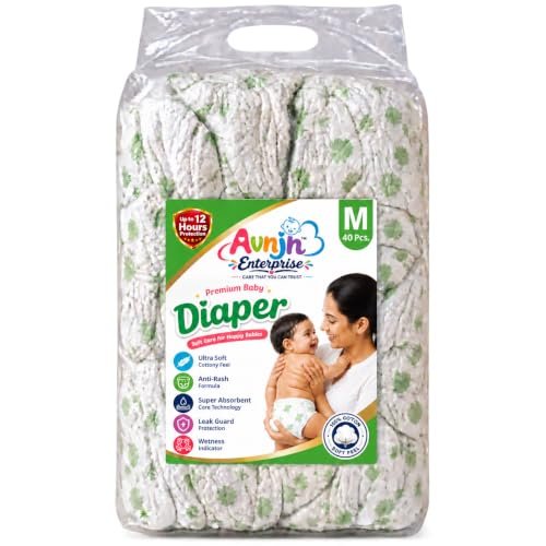 Farlin Premium Baby Diapers Medium 40 pcs